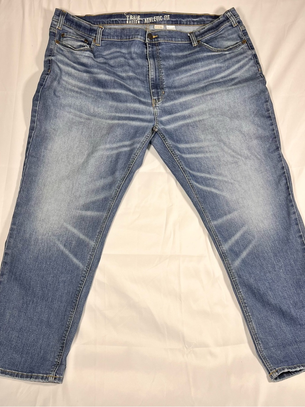 True Nation athletic fit blue jeans